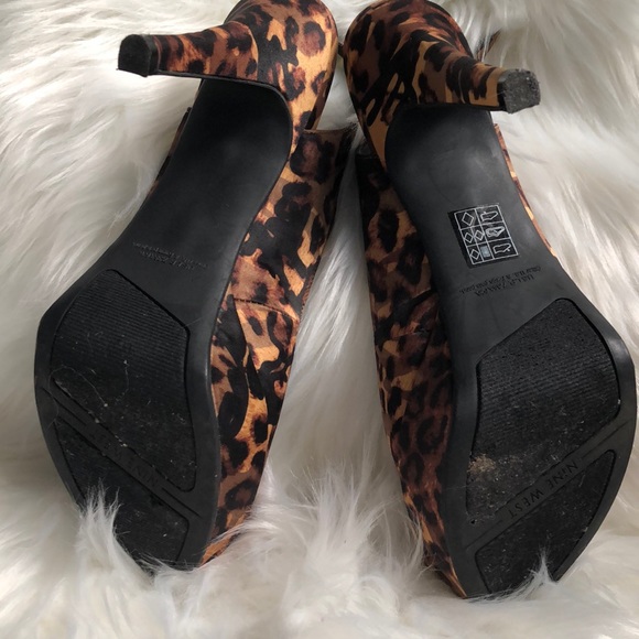 Nine West Animal Print Sling Back Stilettos - Picture 8 of 8